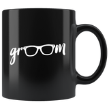 Groom 11oz Black Mug