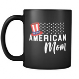 American Mom Black Mug