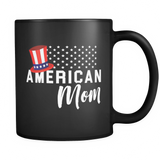 American Mom Black Mug