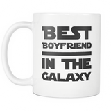 Best Boyfriend In The Galaxy White Mug