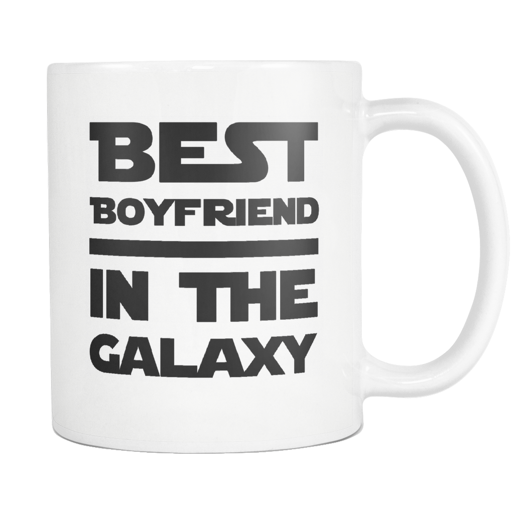 Best Boyfriend In The Galaxy White Mug