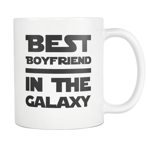 Best Boyfriend In The Galaxy White Mug