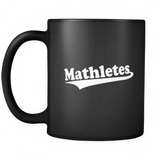 Mathletes Black Mug - Funny Math Mug