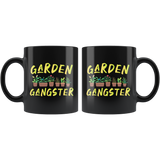 Garden Gangster 11oz Black Mug