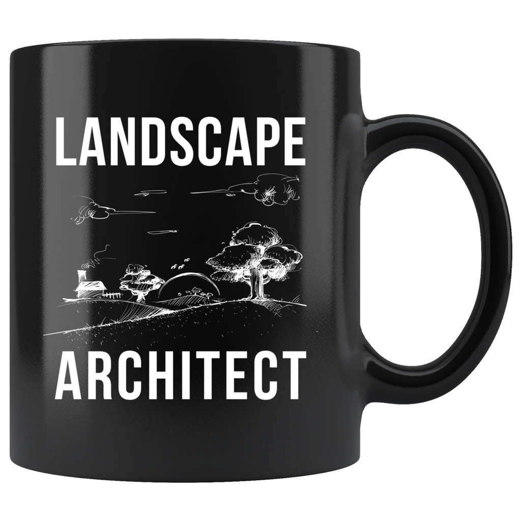 Landscape Architect 11oz Black Mug
