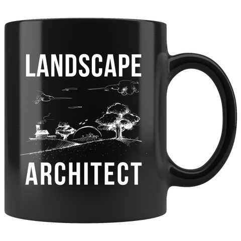 Landscape Architect 11oz Black Mug