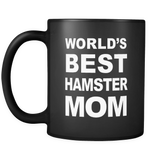 World's Best Hamster Mom Black Mug