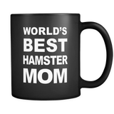 World's Best Hamster Mom Black Mug