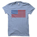 Beer Pong American Flag Shirt