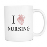I Heart Nursing Mug - Gift for Nurse