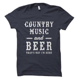 Country Music and Beer Shirt