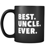Best Uncle Ever Black Mug