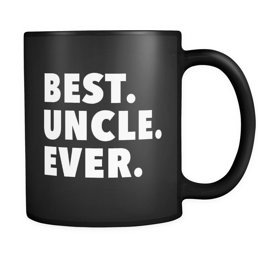 Best Uncle Ever Black Mug