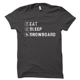 Eat Sleep Snowboard Shirt
