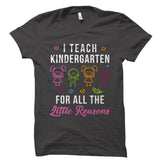 I Teach Kindergarten For All The Little Reasons Shirt