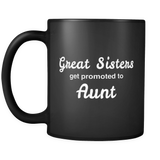 Future Aunt Black Mug