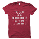 Official Photographer Shirt