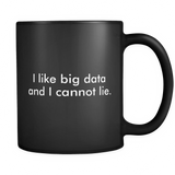 I Like Big Data and I Cannot Lie Black Mug