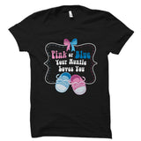 Pink Or Blue Your Auntie Loves You Shirt
