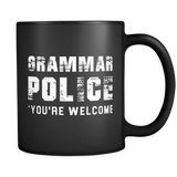 Grammar Police You're Welcome Mug