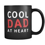 Cool Dad At Heart Black Mug