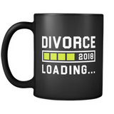 Divorce 2018 Loading Black Mug