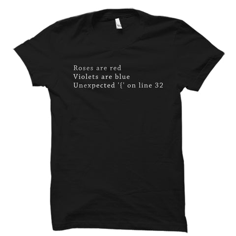 Unexpected '{' On Line 32 Shirt