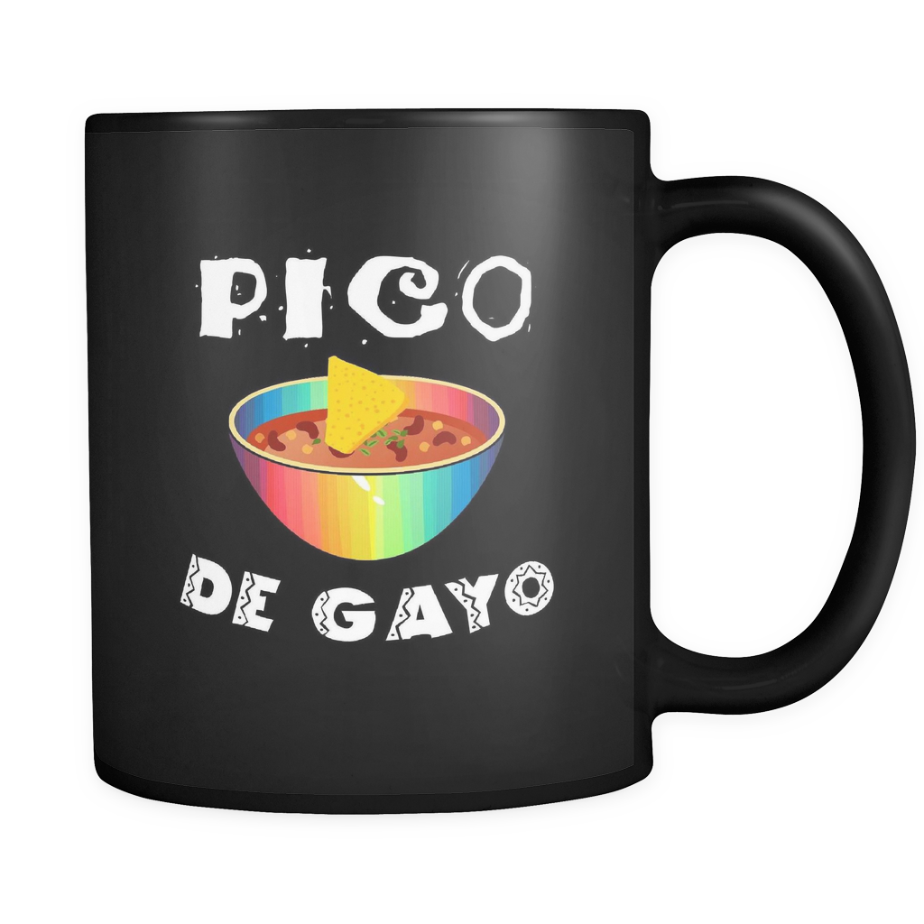 Pico De Gayo Black Mug