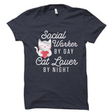 Social Worker By Day Cat Lover By Night Shirt