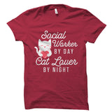 Social Worker By Day Cat Lover By Night Shirt