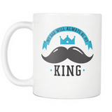 My Dad Will Always Be My King White Mug