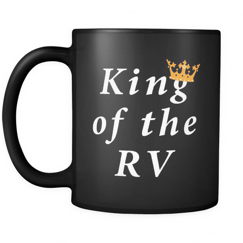 King of the RV Black Mug