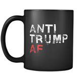 Anti Trump AF Black Mug