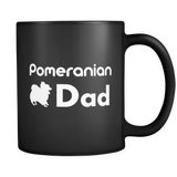 Pomeranian Dad Black Mug