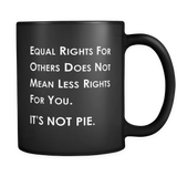 Equal Rights Black Mug
