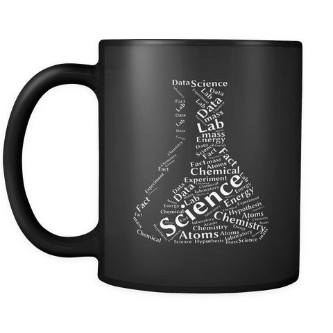 Science Art Black Mug