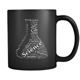 Science Art Black Mug