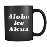 Aloha Ke Akua Mug in Black