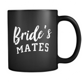 Bride's Mates Black Mug