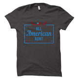 All American Aunt Black Shirt