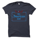 All American Aunt Black Shirt
