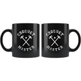 Croquet Master 11oz Black Mug
