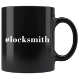 #Locksmith 11oz Black Mug