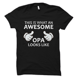 This is what an AWESOME Opa looks like T-Shirt
