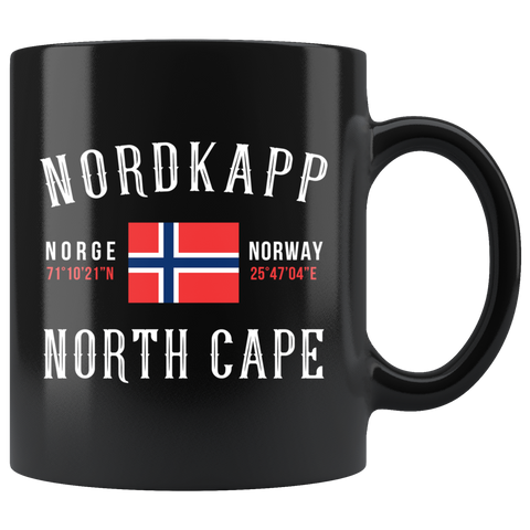 Nordkapp Please Do Writing + Numbers As Pictured 11oz Black Mug