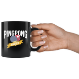 Ping Pong Master 11oz Black Mug