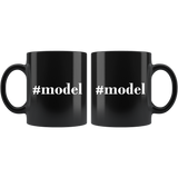 #Model 11oz Black Mug