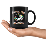 Follow That Unicorn 11oz Black Coffee Mug