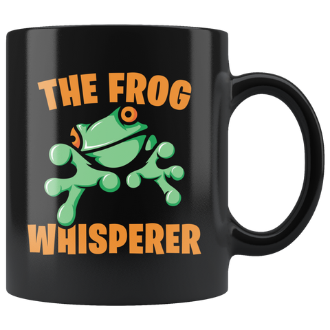 The Frog Whisperer 11oz Black Mug