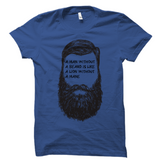 A Man Without a Beard Shirt